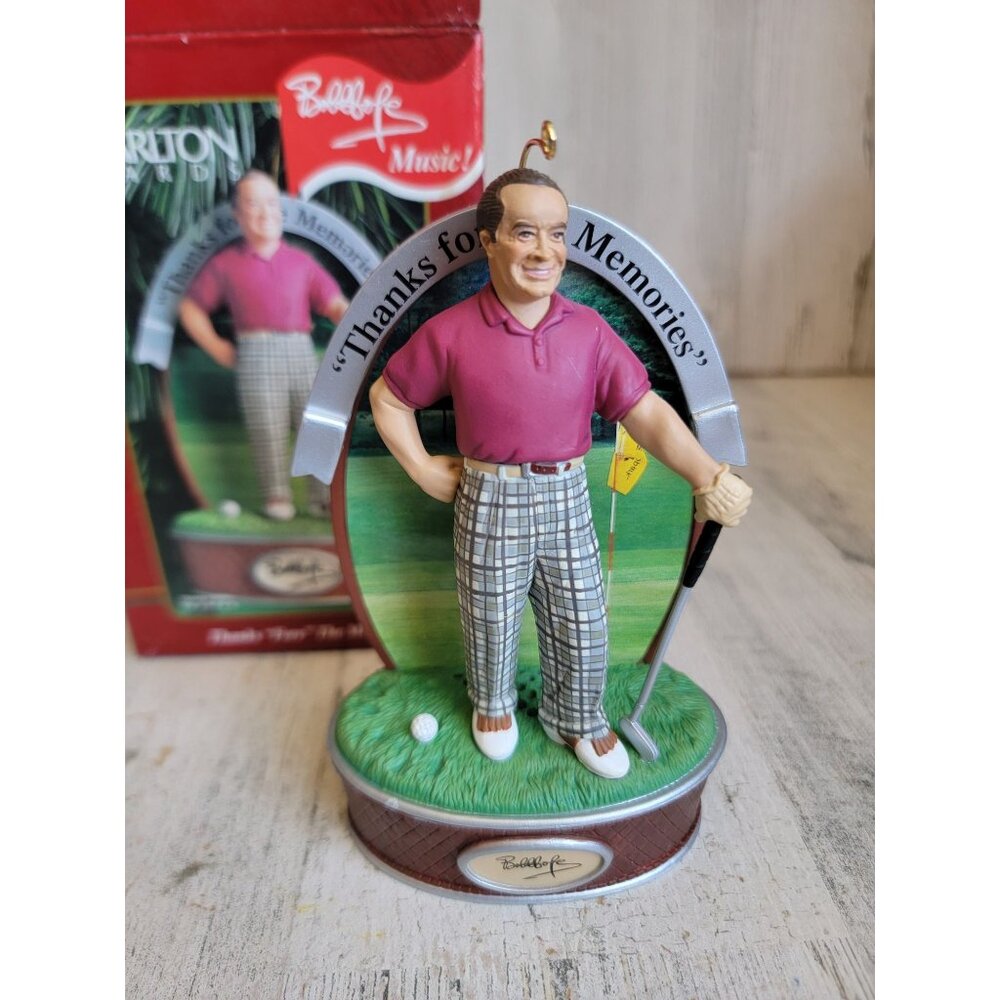 Carlton cards thanks "fore" the memories Bob‎ hope golf ornament xmas